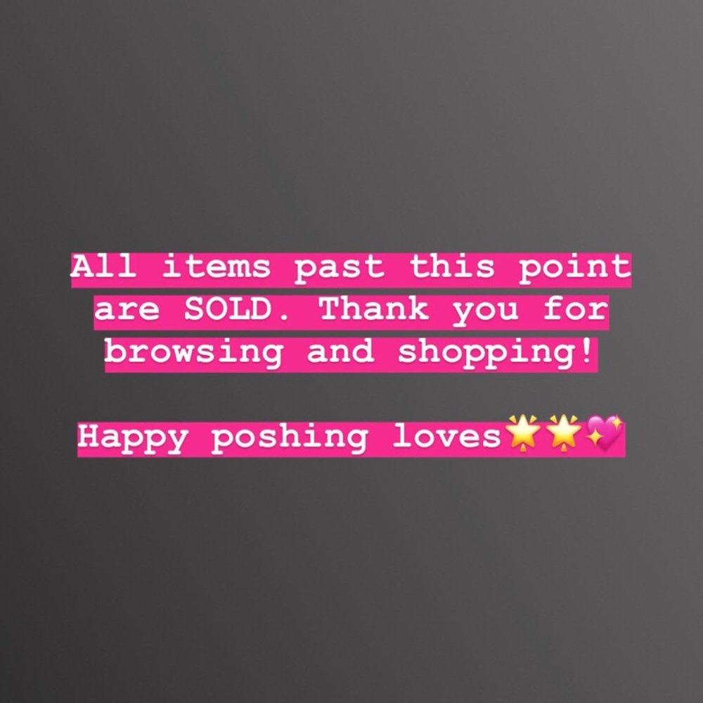 SOLD FROM HERE ON!